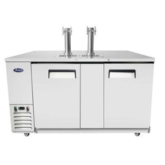 Atosa MKC68GR 68" Direct Draw Keg Cooler, Dual Tap Tower