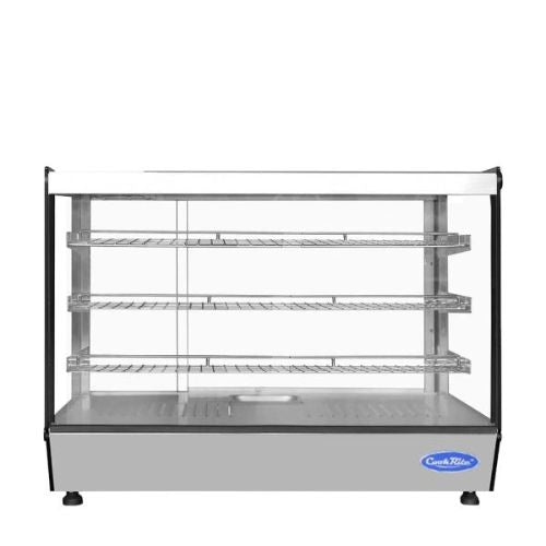 Atosa CHDS-71 36" Square Heated Display Case, 7.1 Cu. Ft.