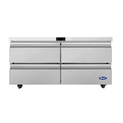 Atosa AUR60D4 60" Four-Drawer Undercounter Refrigerator