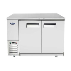 Atosa MBB48GR 48" 2-Door Back Bar Cooler, Stainless Steel