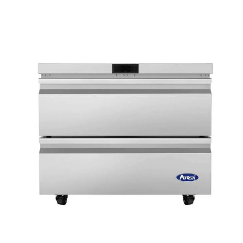 Atosa AUF36D2 36" Two-Drawer Undercounter Freezer