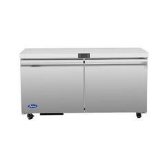 Atosa AUR60SD 60" 2-Section Undercounter Refrigerator