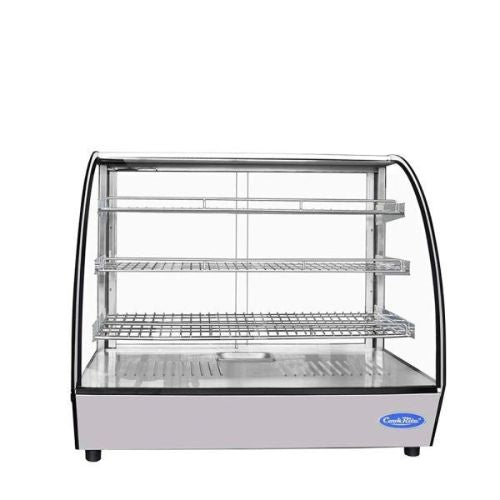 Atosa CHDC-44 28" Curved Heated Display Case, 4.4 Cu. Ft.