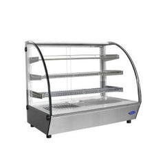 Atosa CHDC-44 28" Curved Heated Display Case, 4.4 Cu. Ft.