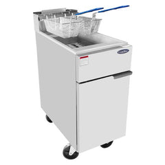 Atosa ATFS-35ES 35 lb. Natural Gas Floor Fryer, Energy Star