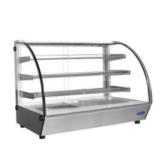 Atosa CHDC-56 36" Curved Heated Display Case, 5.7 Cu. Ft.