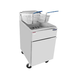 Atosa ATFS-75ES 75 lb. Natural Gas Floor Fryer, Energy Star