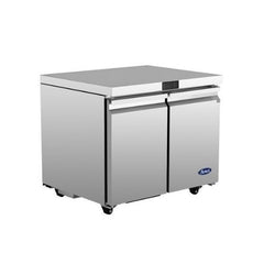 Atosa AUR36SD 36" 2-Section Undercounter Refrigerator