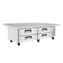 Atosa MGF8454GR 76" Extended Top Refrigerated Chef Base with 72" Cabinet