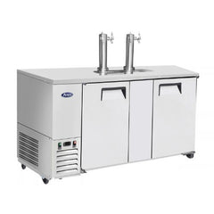 Atosa MKC68GR 68" Direct Draw Keg Cooler, Dual Tap Tower