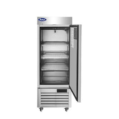 Atosa MBF8519GR 24" 1-Section Bottom Mount Reach-In Refrigerator, Low Height