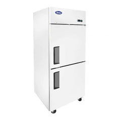 Atosa MBF8007GR 29" 1-Section Top Mount Reach-In Freezer, 2 Divided Door
