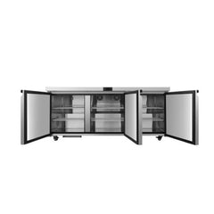 Atosa AUR72SD 72" 3-Section Undercounter Refrigerator