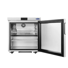 Atosa AUR27GD 27" Glass Door Undercounter Refrigerator