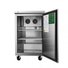 Atosa MBB23GR 23" 1-Door Back Bar Cooler, Stainless Steel