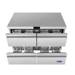 Atosa AUR48D4 48" Four-Drawer Undercounter Refrigerator