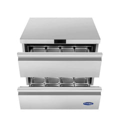 Atosa AUF36D2 36" Two-Drawer Undercounter Freezer