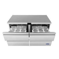 Atosa AUR60D4 60" Four-Drawer Undercounter Refrigerator