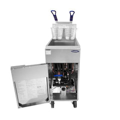 Atosa ATFS-40ES 40 lb. Natural Gas Floor Fryer, Energy Star