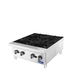 Atosa ACHP-4 24" Convertible 4-Burner Countertop Hot Plate Manual Control - 128,000 BTU