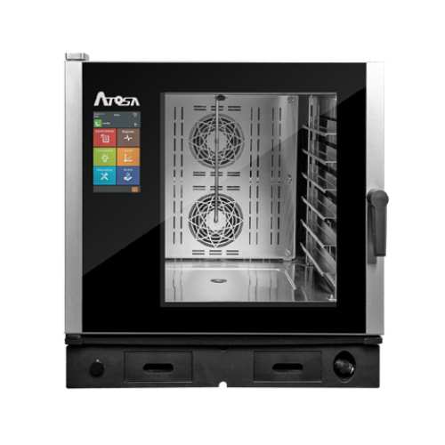 Atosa AEC-0621E Smart Touch Electric Combi Oven, 6 Full Pan Capacity