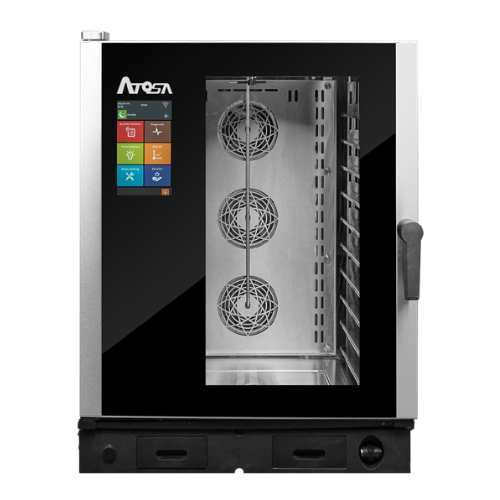 Atosa AEC-1021E Smart Touch Electric Combi Oven, 10 Full Pan Capacity