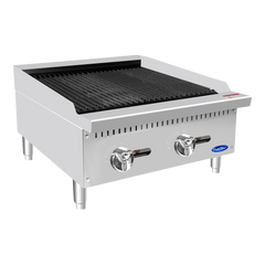 Atosa ATCB-24 Gas 24" Convertible Char-Rock Heavy Duty Charbroiler