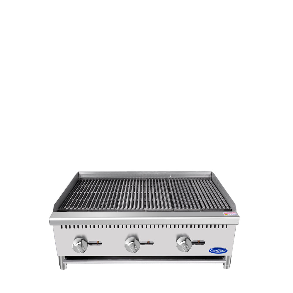 Atosa ATCB-36 Gas Convertible 36" Char-Rock Heavy Duty Charbroiler