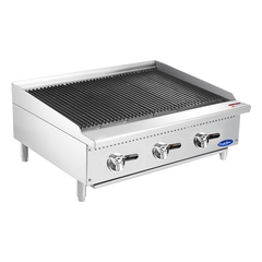 Atosa ATCB-36 Gas Convertible 36" Char-Rock Heavy Duty Charbroiler