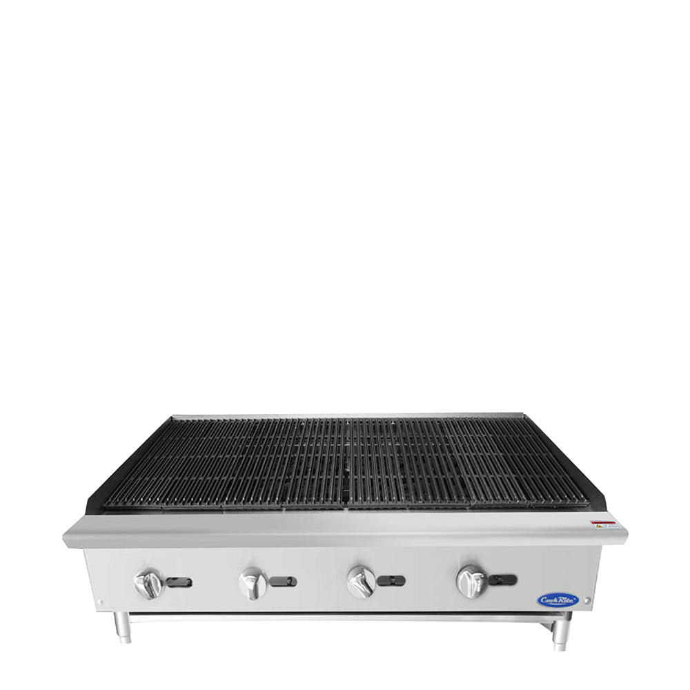 Atosa ATCB-48 Gas Convertible 48" Char-Rock Heavy Duty Charbroiler
