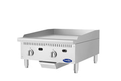 Atosa ATG-2424-C Gas Convertible 24" Thermostatic Chrome Plated Griddle