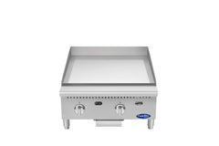 Atosa ATG-2424-C Gas Convertible 24" Thermostatic Chrome Plated Griddle