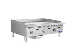 Atosa ATG-3624-C Gas Convertible 36" Thermostatic Chrome Plated Griddle