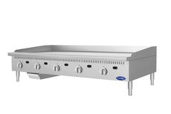 Atosa ATG-6024-C Gas Convertible 60" Thermostatic Chrome Plated Griddle