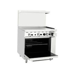 Atosa AGR-36G 36" Gas Range with Full 36" Griddle Top, Natural Gas