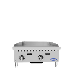 Atosa ATTG-24 Gas 24" Convertible Heavy Duty Thermostatic Griddle