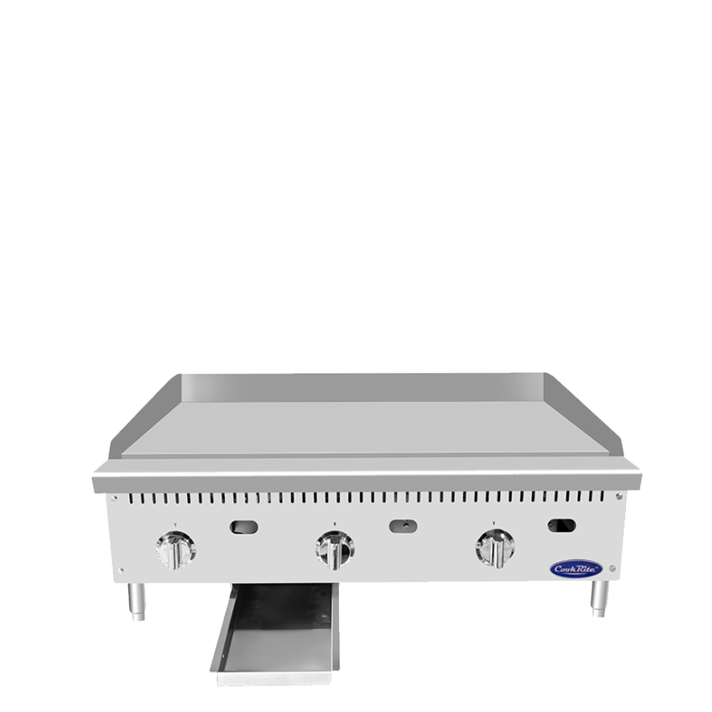 Atosa ATTG-36 Gas 36" Convertible Heavy Duty Thermostatic Griddle