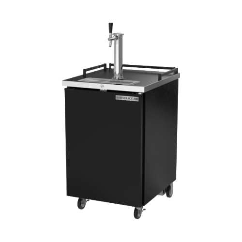 Beverage Air BM23HC-B 24" 1-Door Draft Beer Cooler with 1 Keg Capacity