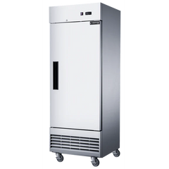 Dukers D28ER Compact Single Door Commercial Refrigerator, Stainless Steel, 28 Cu. Ft.