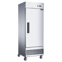 Dukers D28ER Compact Single Door Commercial Refrigerator, Stainless Steel, 28 Cu. Ft.