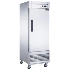 Dukers D28R 27" Single Door Commercial Refrigerator in Stainless Steel, 18.75 cu. ft.