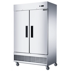 Dukers D47EF Commercial Two Door Reach-In Freezer - 47 Cubic Feet