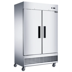 Dukers D47ER Commercial Two Door Reach-In Refrigerator, 47 Cubic Feet