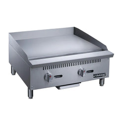 Dukers DCGM24 24" Gas Griddle with 2 Burners