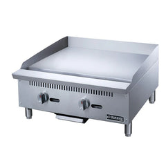 Dukers DCGMA24 24" Gas Griddle with 2 Burners