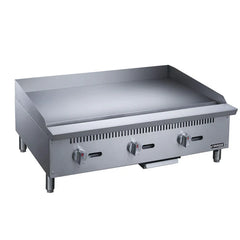 Dukers DCGMA36 36" Gas Griddle with 3 Burners