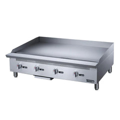 Dukers DCGMA48 48" Gas Griddle with 4 Burners