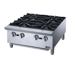 Dukers DCHPB24 24" Hot Plate with 4 Burners