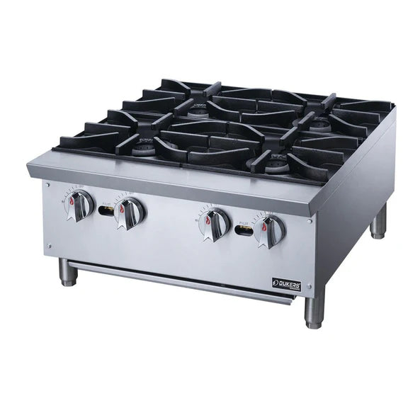 Dukers DCHPB24 24" Hot Plate with 4 Burners