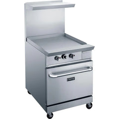 Dukers DCR24-GM 24" Gas Range with 24" Griddle